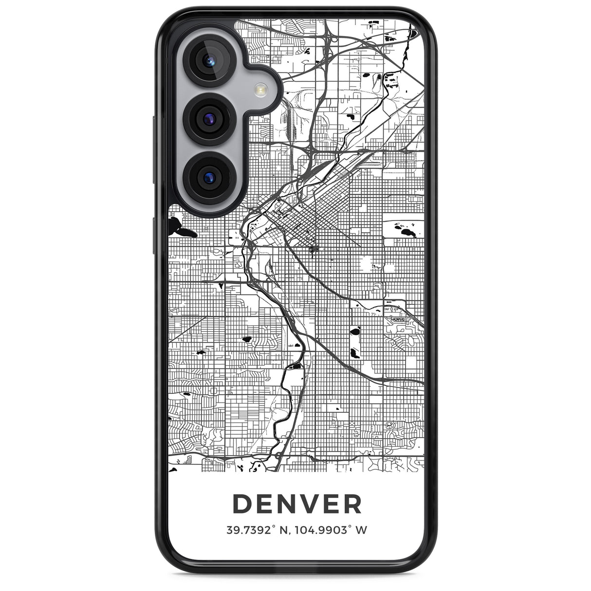 Map of Denver, Colorado