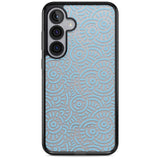 Light Blue Pattern Memphis Retro Pattern Design