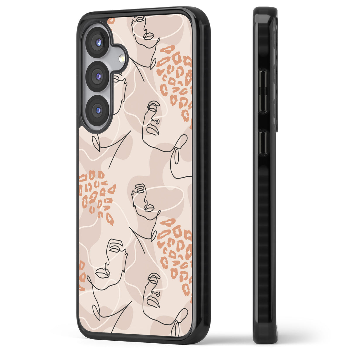 Leopard Print Stylish Abstract Faces