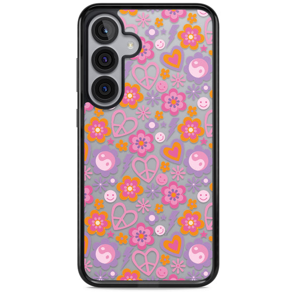 Peace, Love And Flowers Pattern