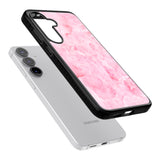 Bright Pink Onyx Marble Texture