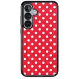 Designer Lava Red Polka Dot