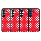 Designer Lava Red Polka Dot