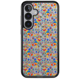 Floral Rabbit Pattern in Rainbow