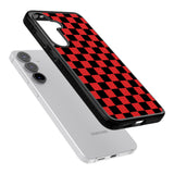 Red Black Checkered