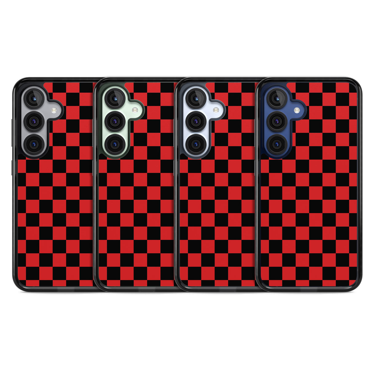 Red Black Checkered