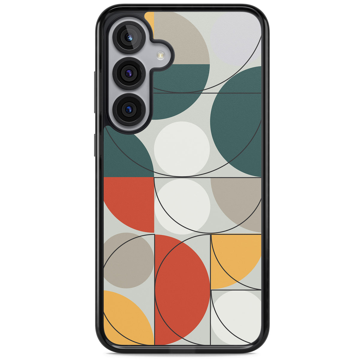Abstract Half Circles