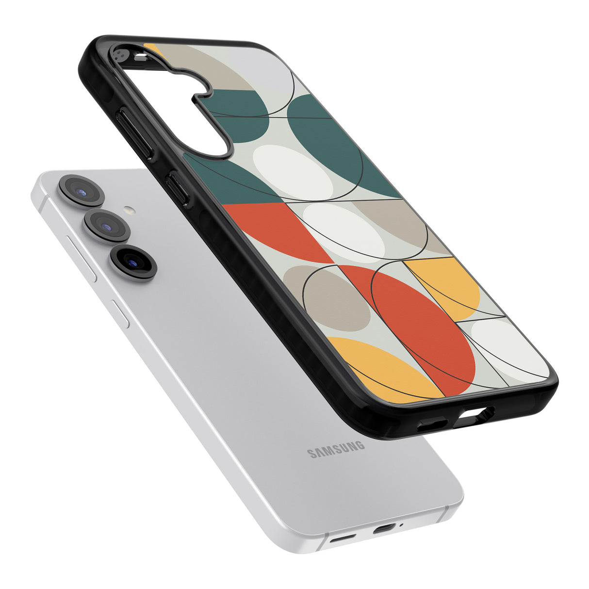 Abstract Half Circles