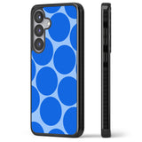 Abstract Retro Shapes: Blue Dots