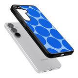 Abstract Retro Shapes: Blue Dots