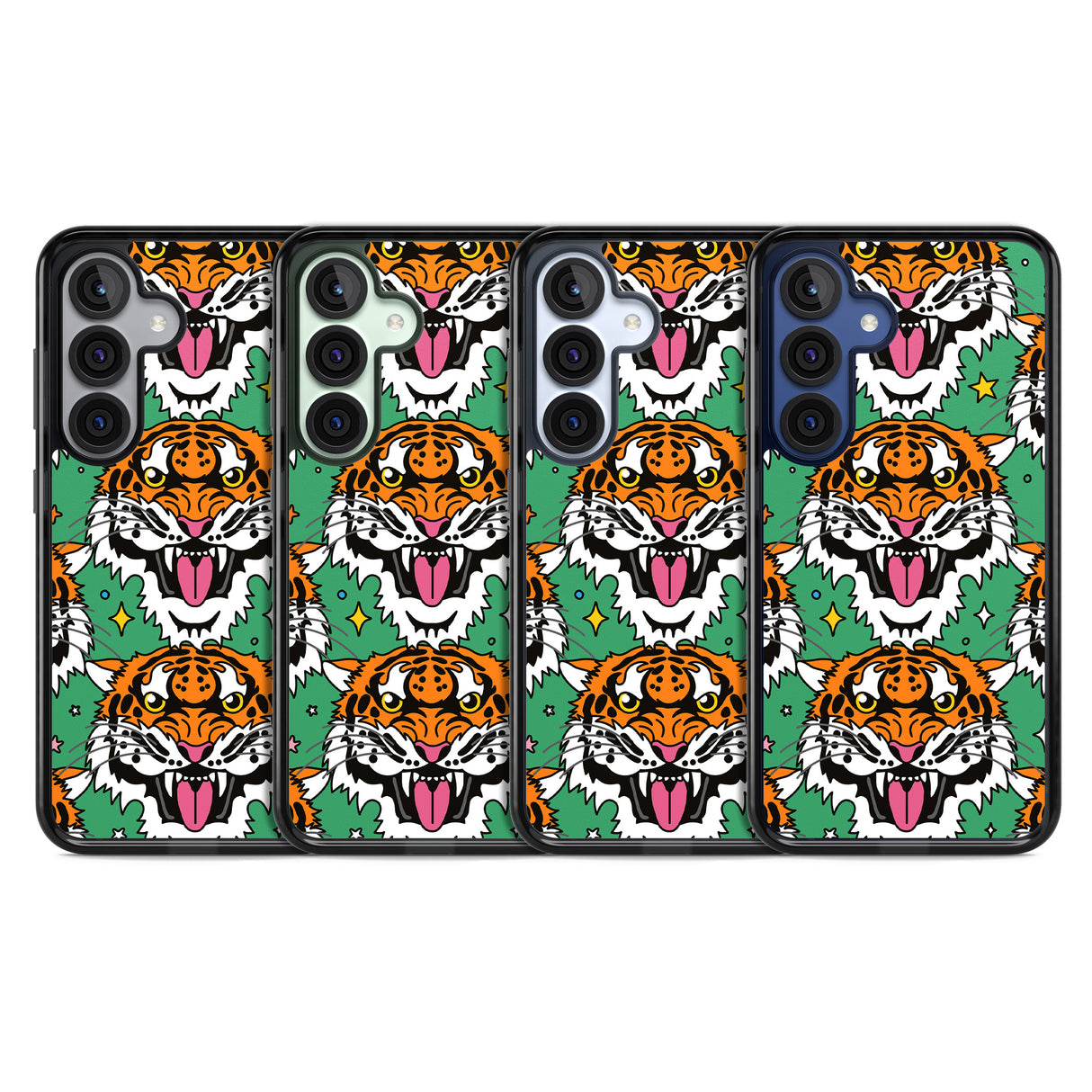 Fierce Jungle Tigers (Green)