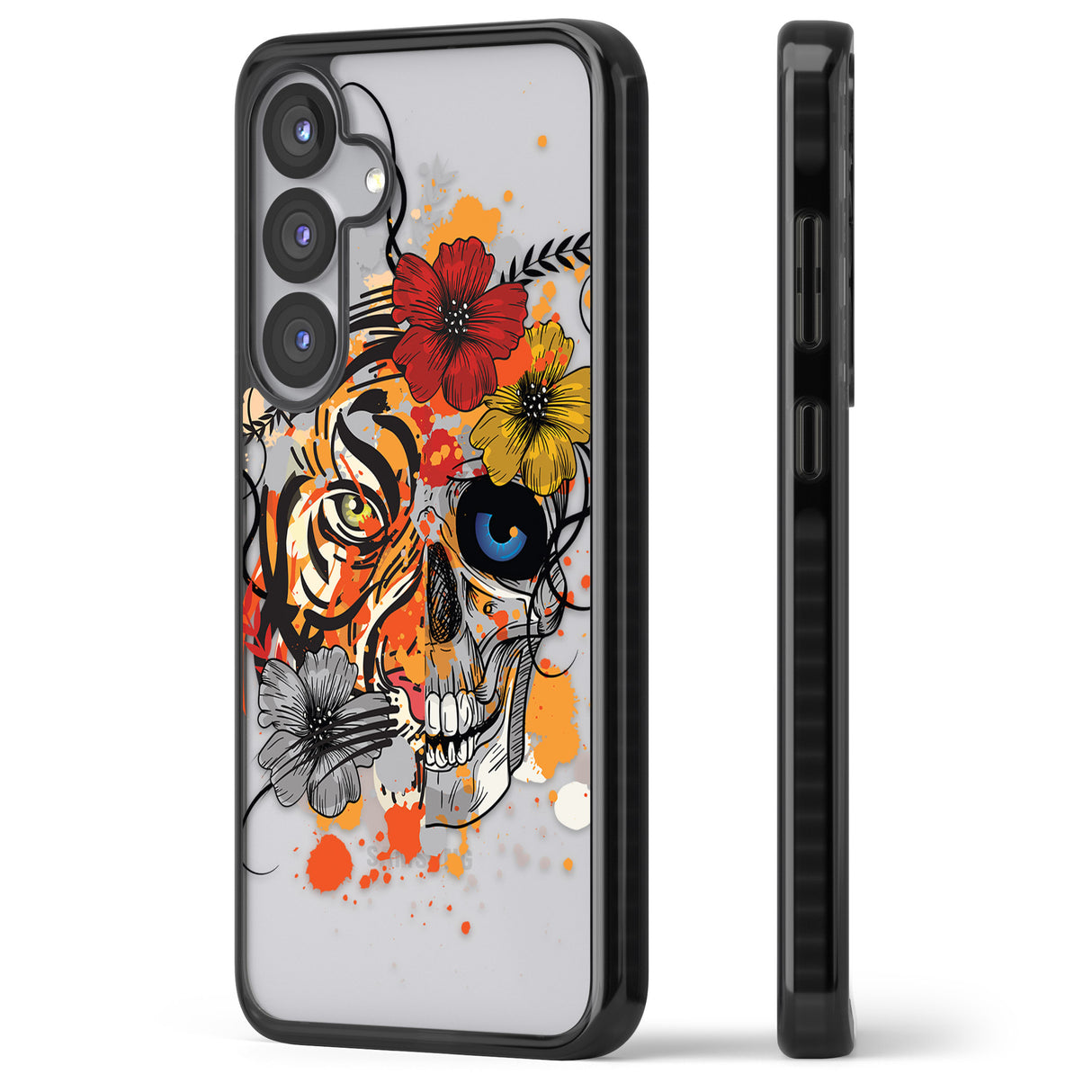 Sugar Skull Tiger Floral