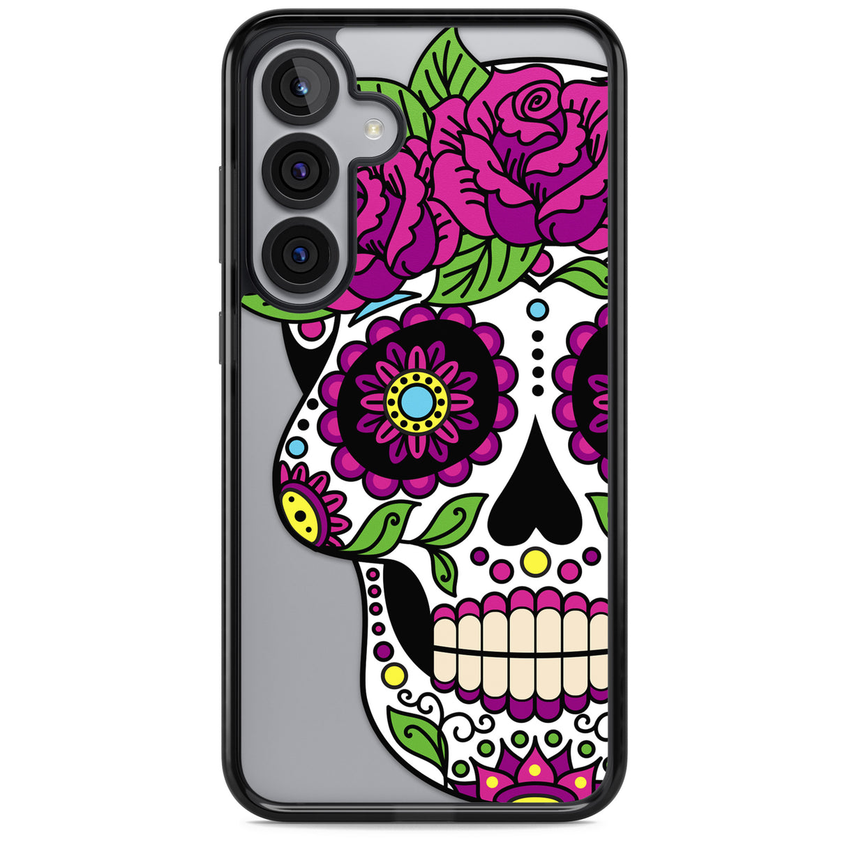 Purple Floral Sugar Skull