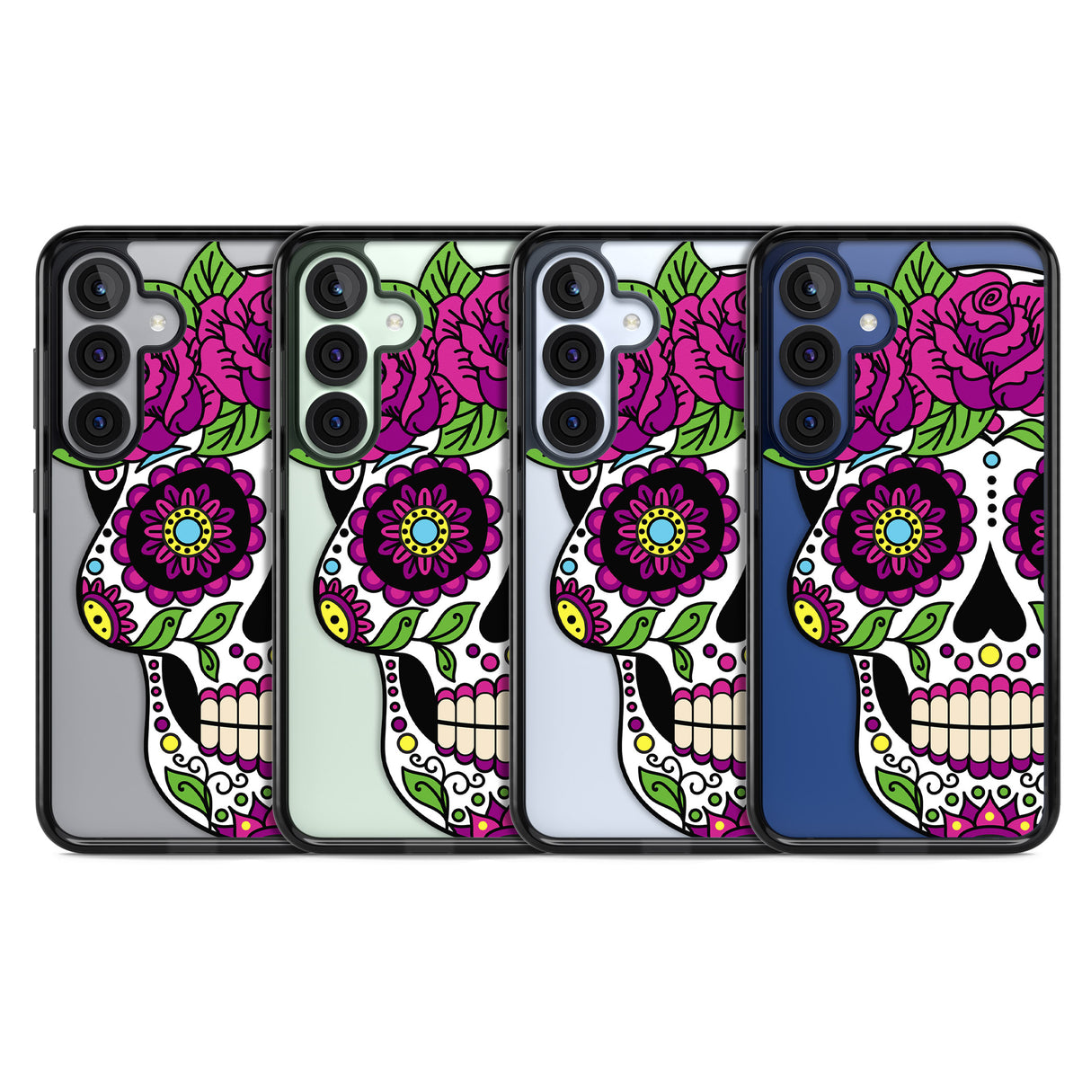 Purple Floral Sugar Skull