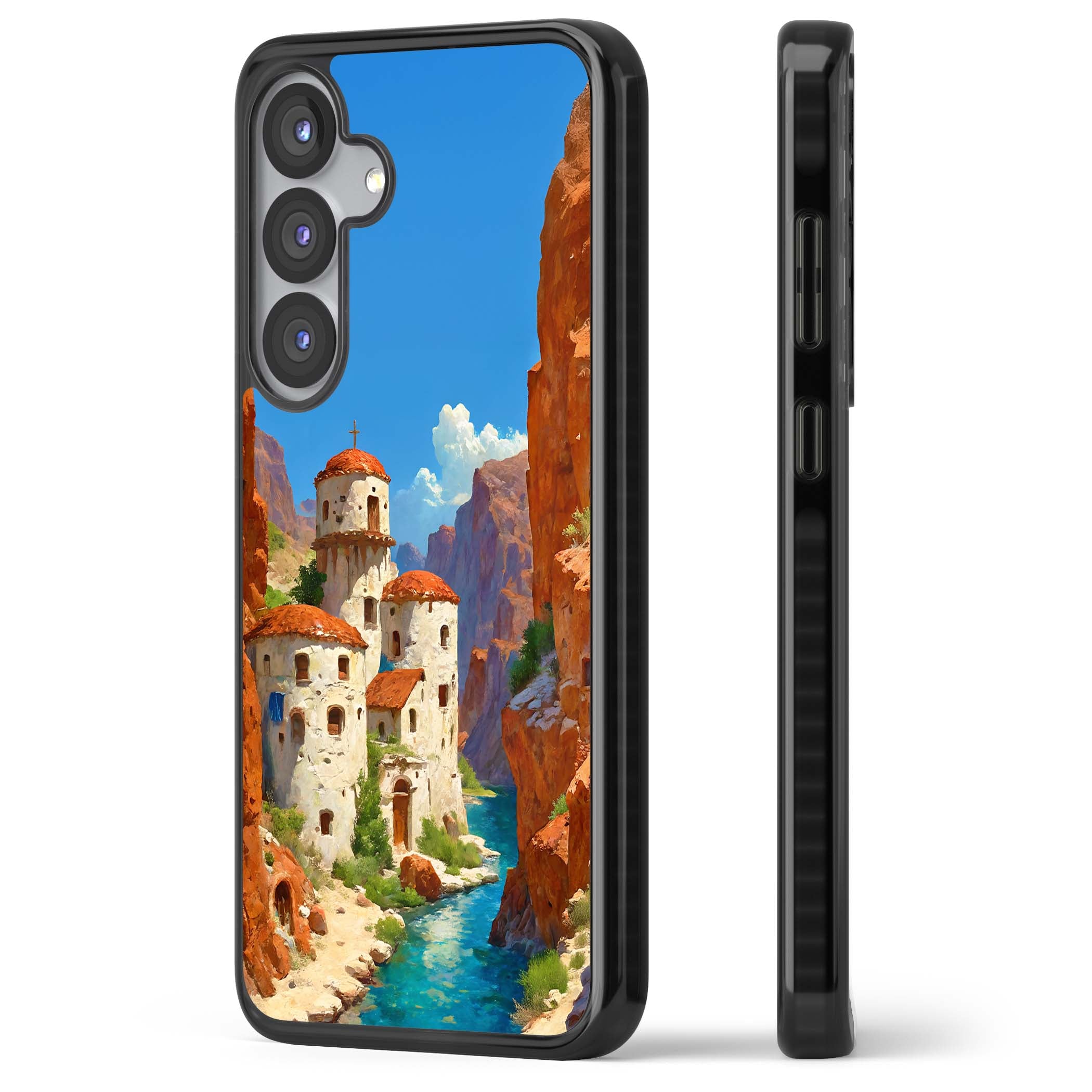 Canyon Haven for her iPhone case | Black Impact case for Samsung Galaxy S25, Samsung Galaxy S25 Plus