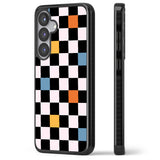 Vibrant Retro Checkered