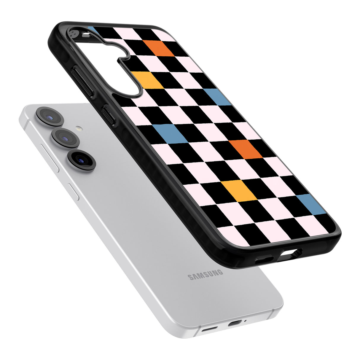 Vibrant Retro Checkered