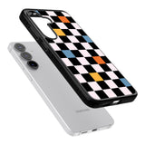 Vibrant Retro Checkered