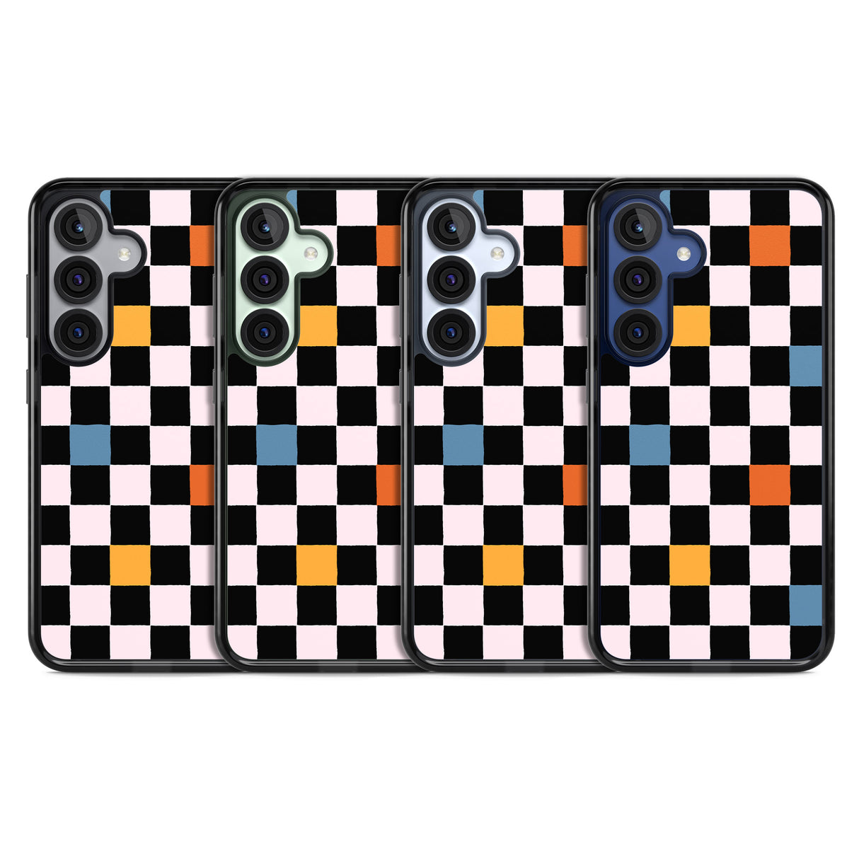 Vibrant Retro Checkered