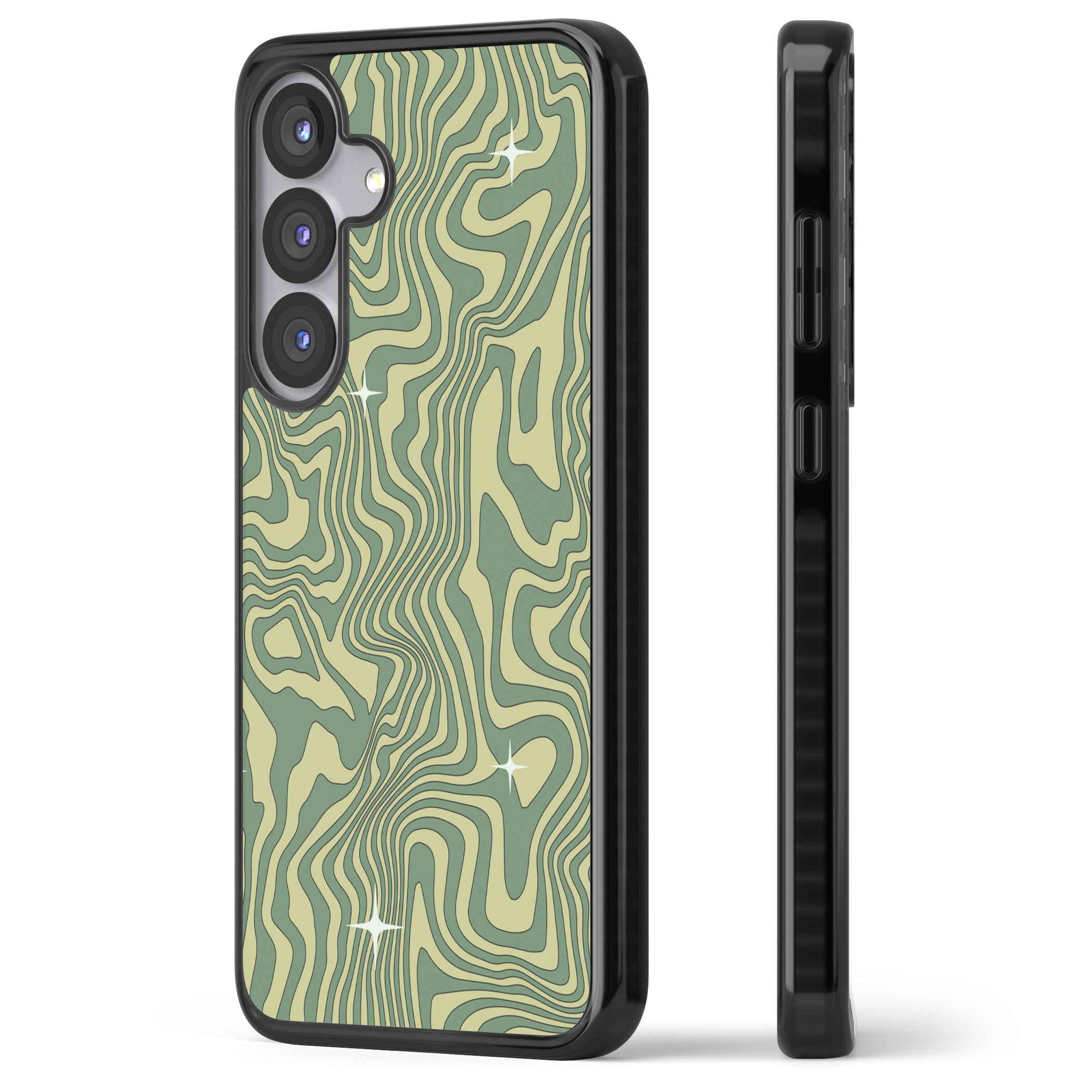 Green Abstract Wave