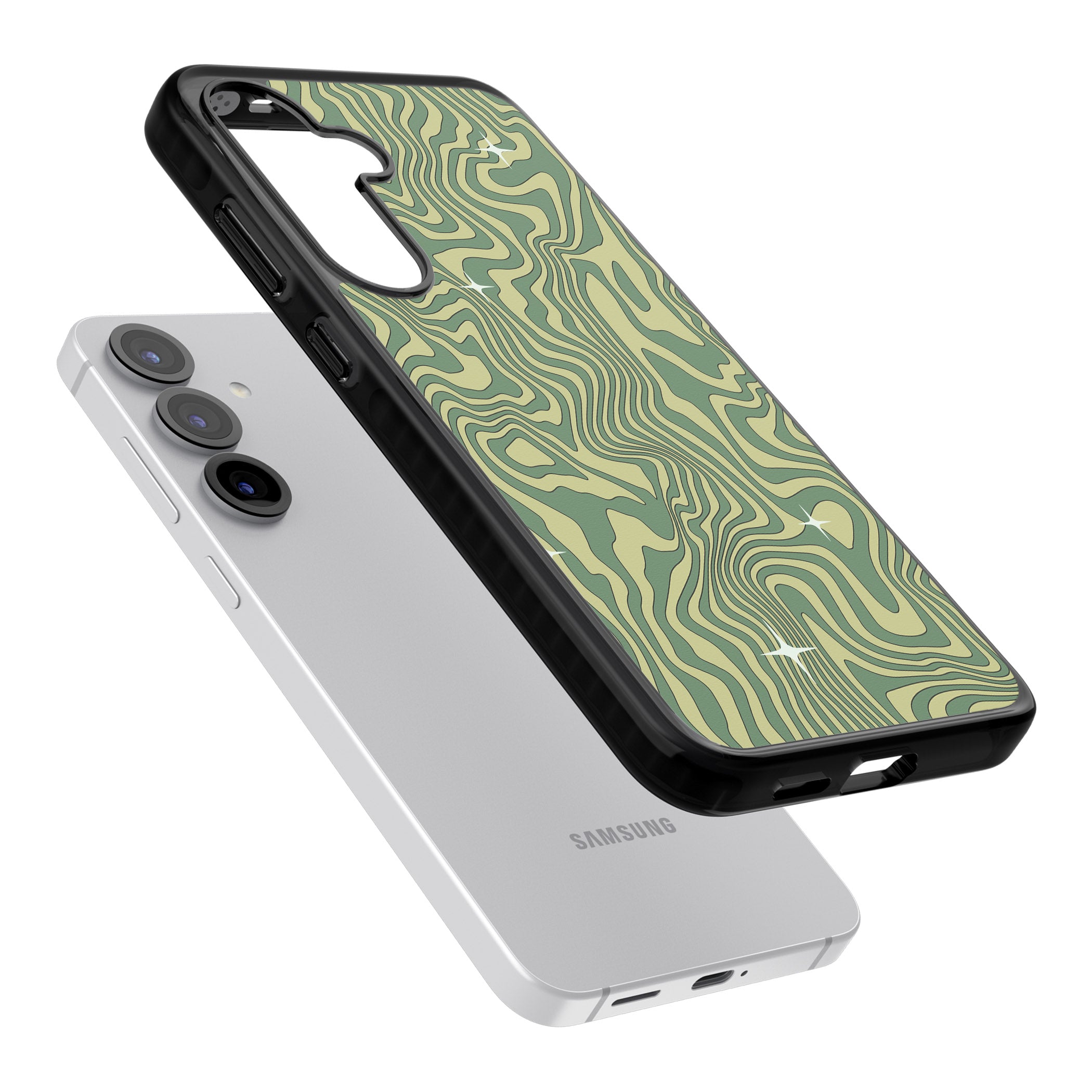 Green Abstract Wave
