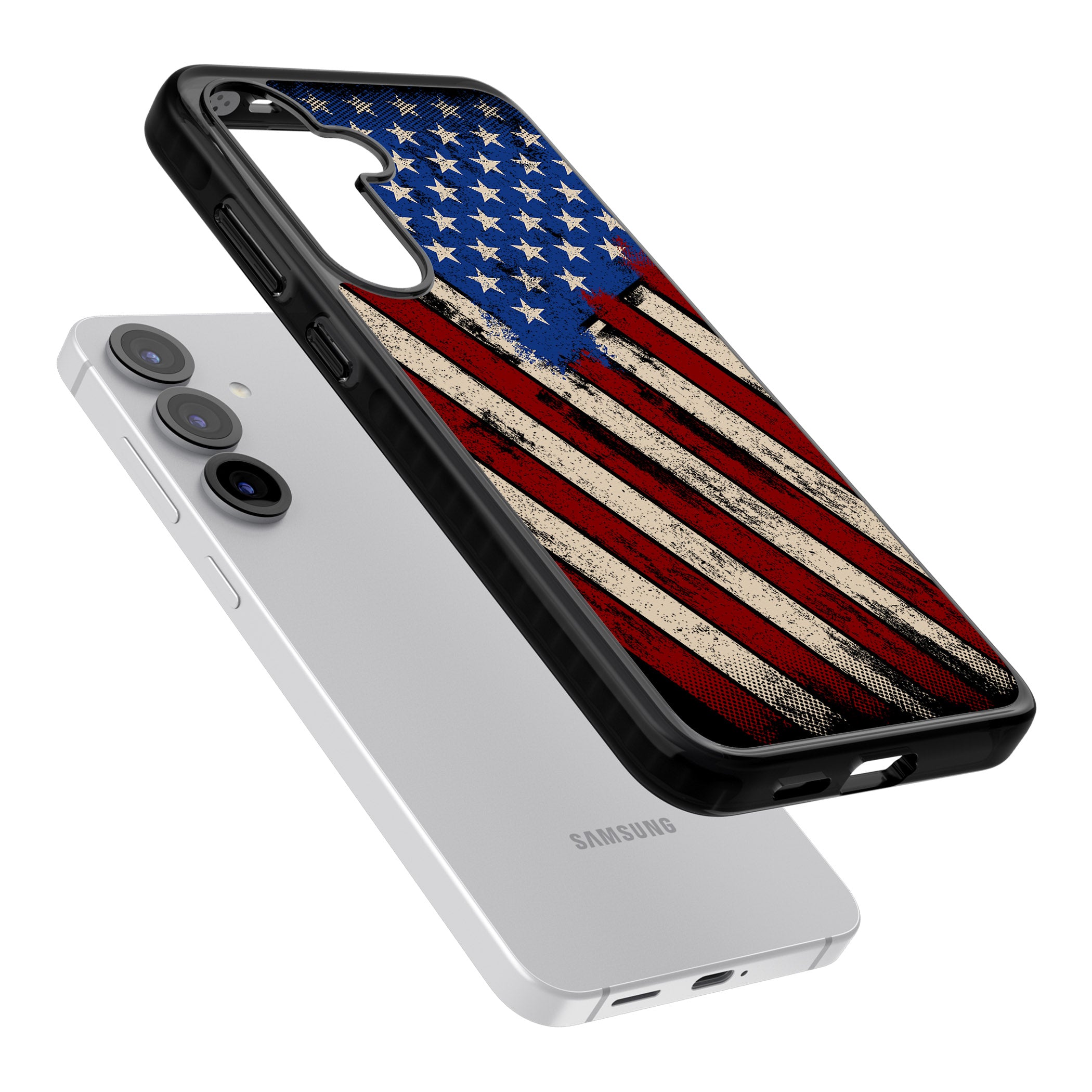 Distressed Us Flag