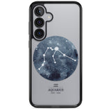 Aquarius Zodiac Transparent Design - Blue