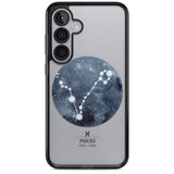 Pisces Zodiac Transparent Design - Blue