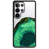 Emerald Green Gemstone Crystal Clear Design