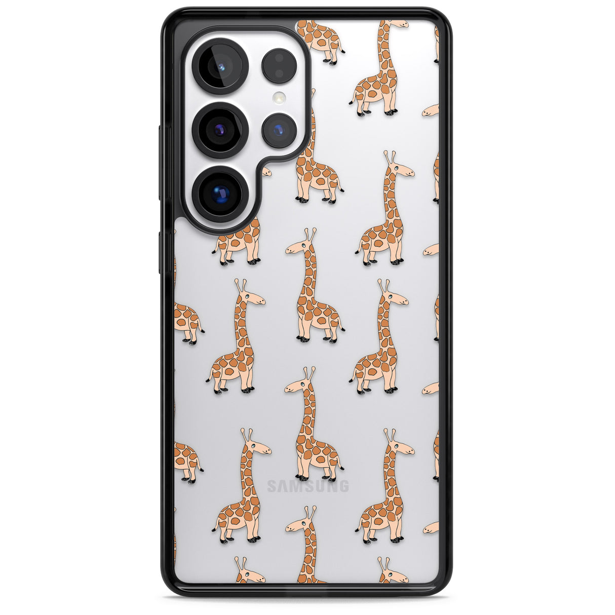 Cute Giraffe Pattern Clear