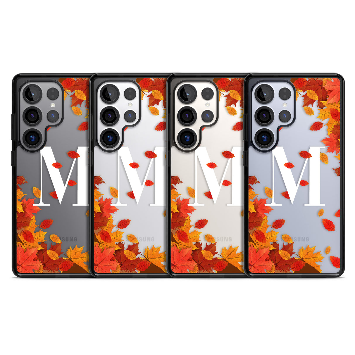 Personalised Monogram Autumn Leaves