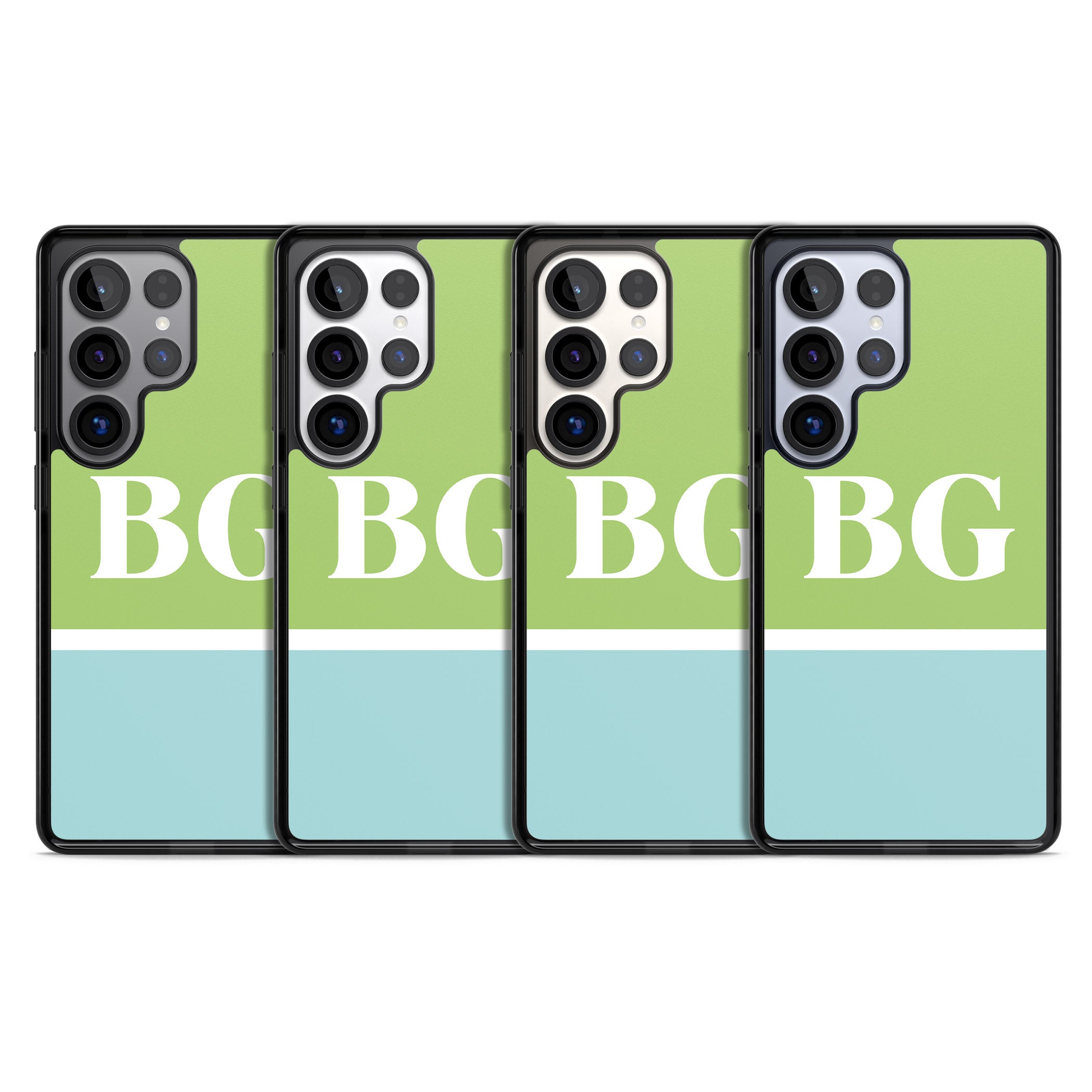 Personalised Colorblock: Green & Turquoise