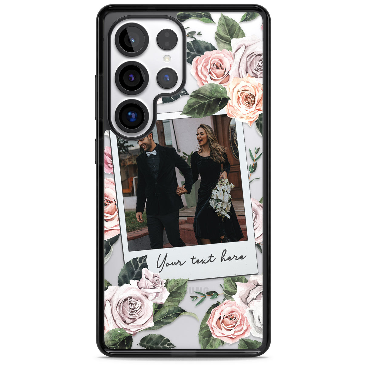 Personalised Floral Instant Film Photo