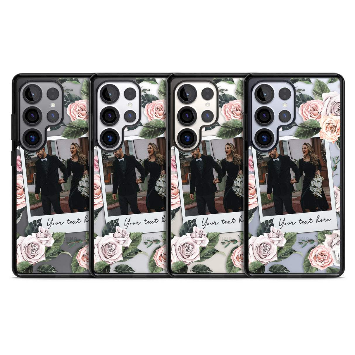 Personalised Floral Instant Film Photo