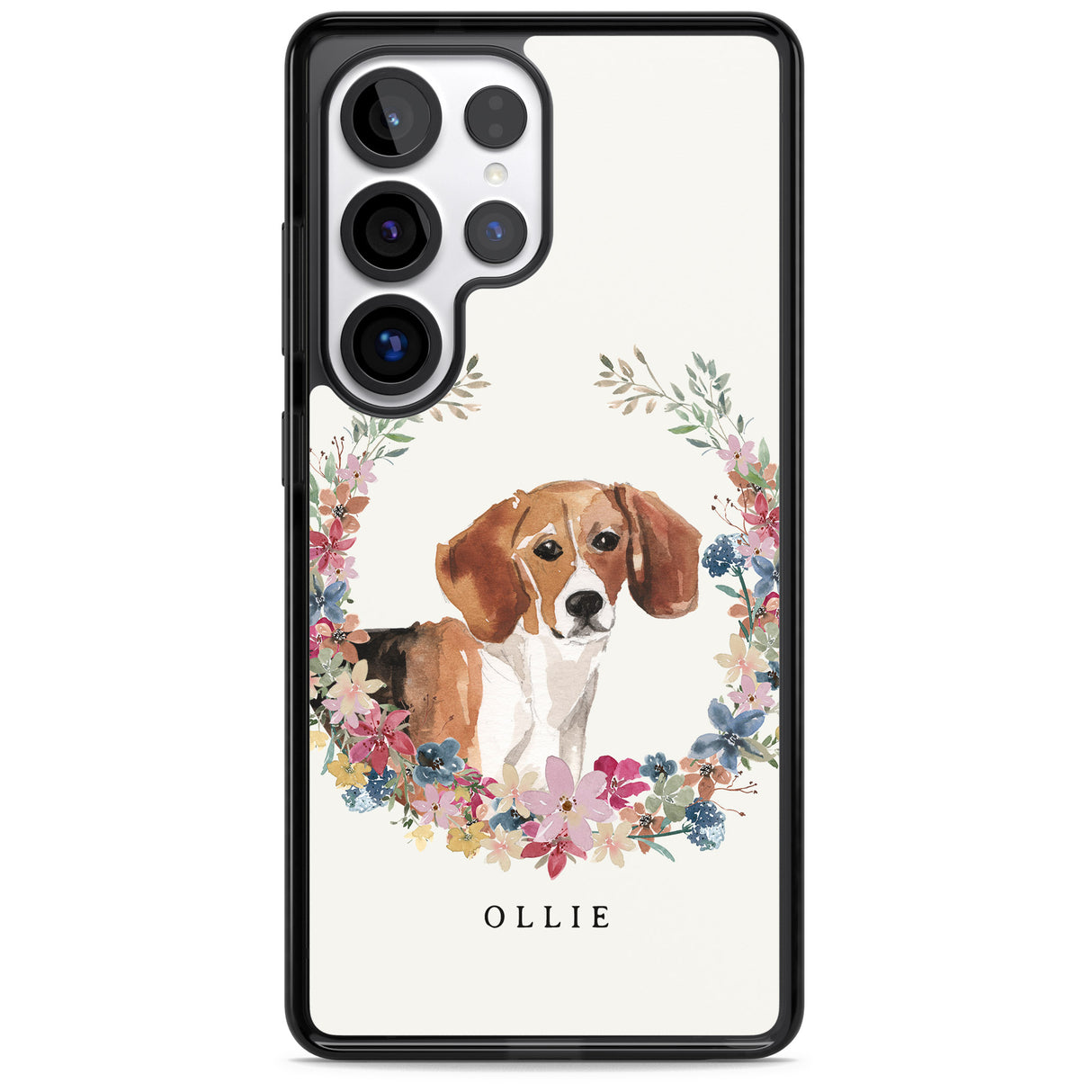 Personalised Beagle - Watercolour Dog Portrait