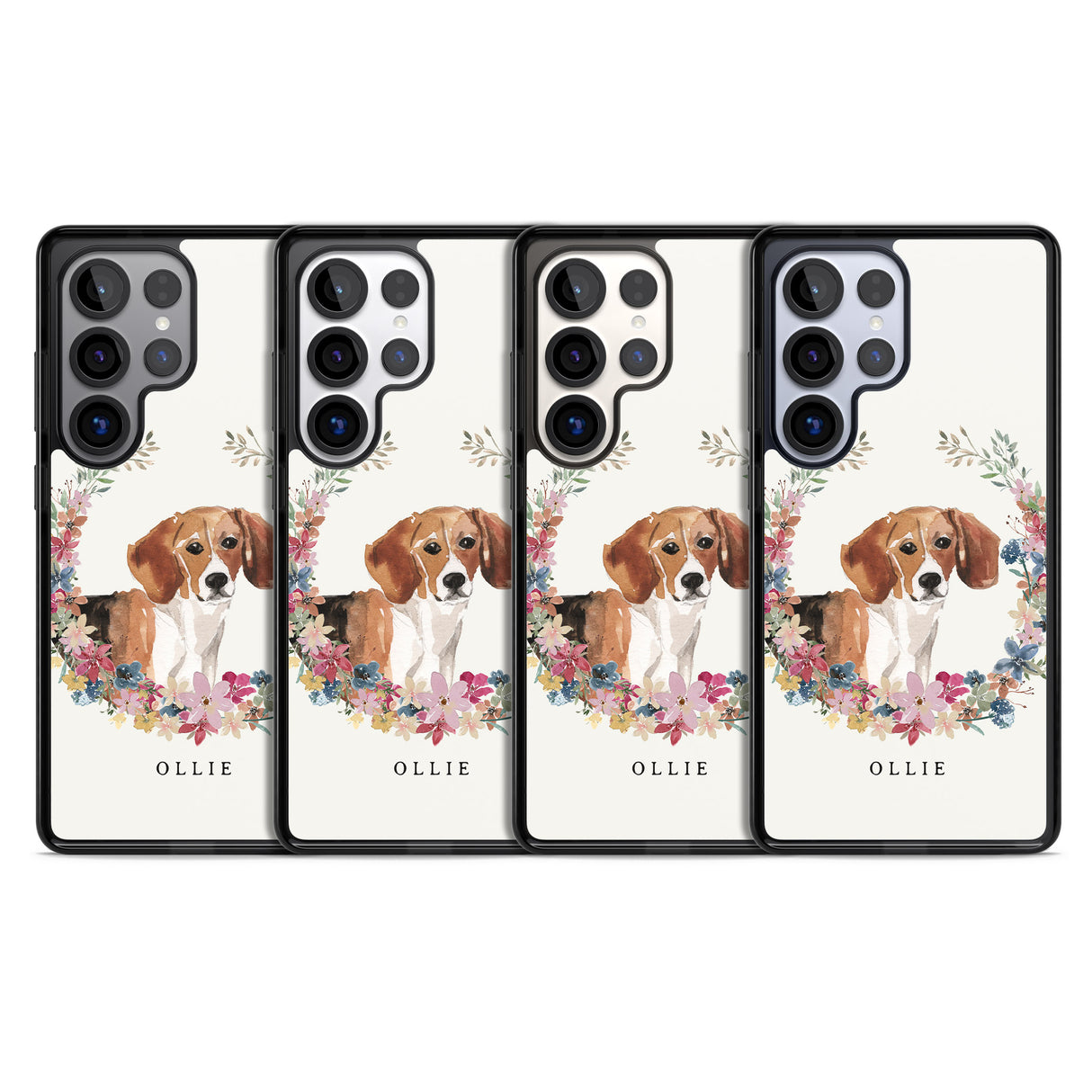Personalised Beagle - Watercolour Dog Portrait