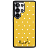 Personalised Yellow Polka Dot