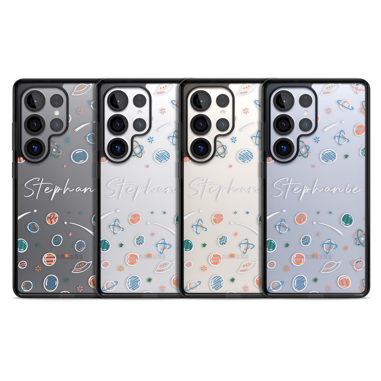 Personalised Space Pattern White