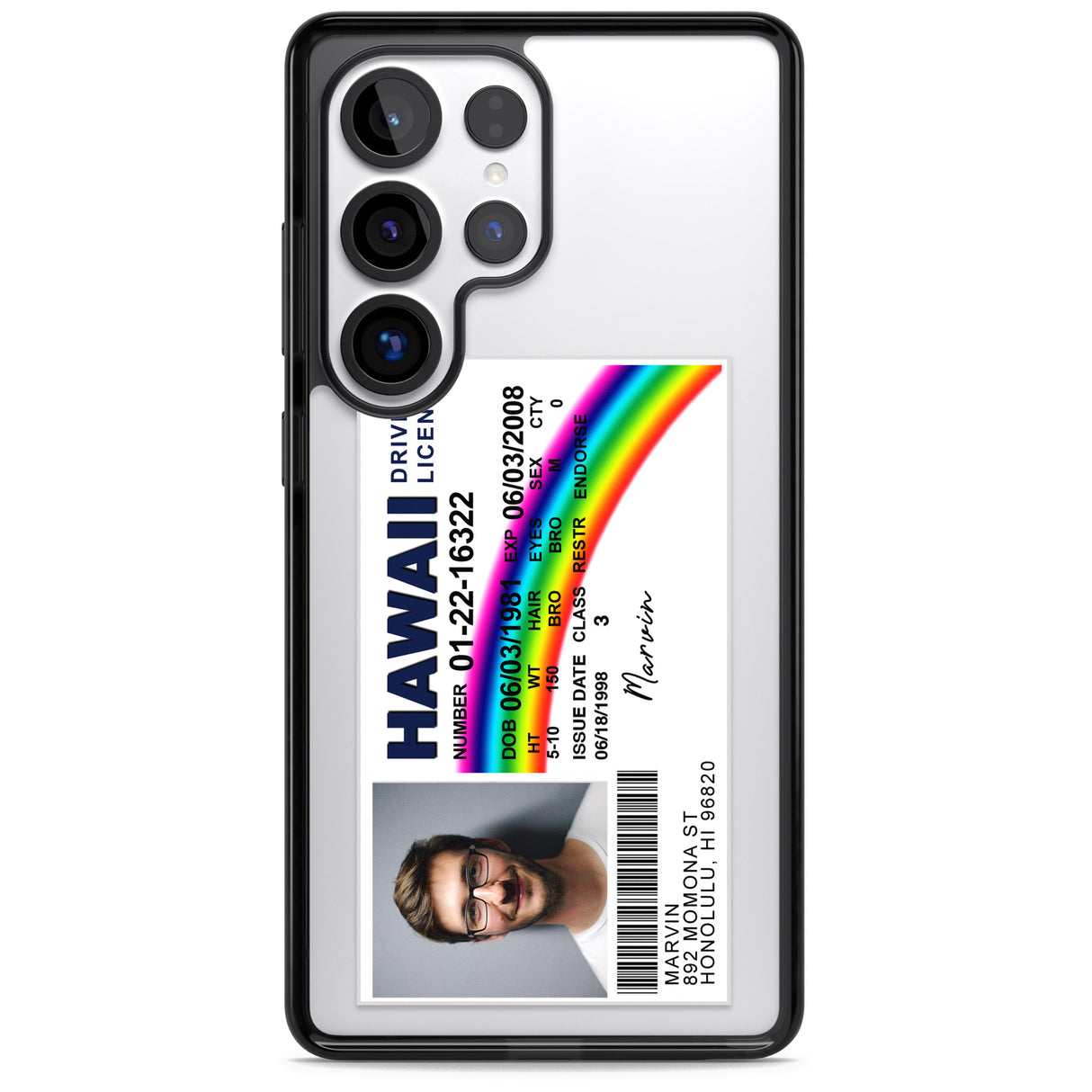 Personalised Hawaii Driving License