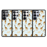 Personalised Safari Giraffe Pattern on Blue