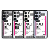 Personalised Pink Malibu Boarding Pass