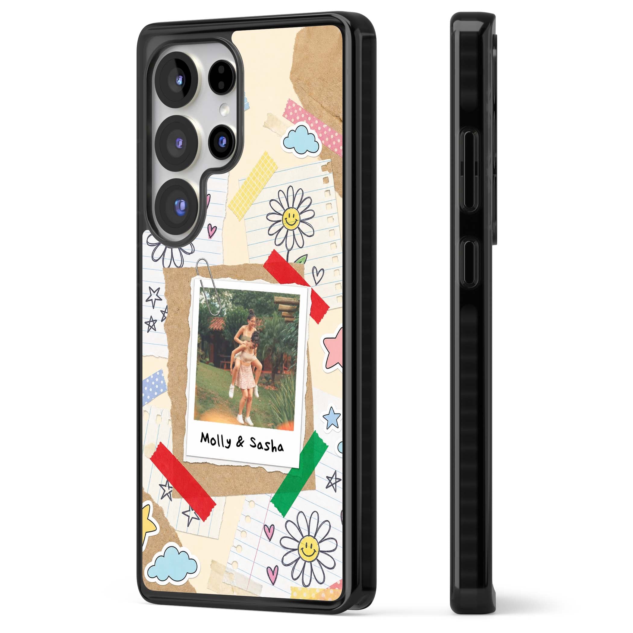 Scrapbook Photo coquette iPhone case | Black Impact case for Samsung Galaxy S25 Ultra