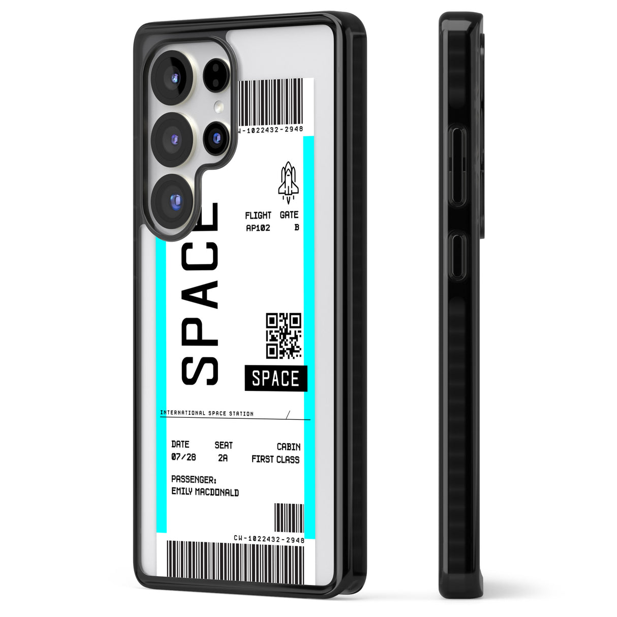 Personalised Space Space Travel Ticket