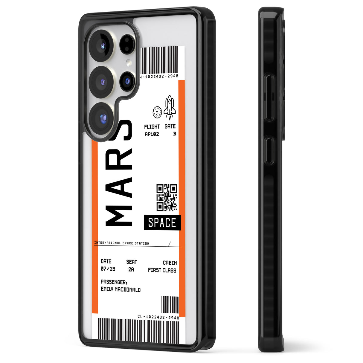 Personalised Mars Space Travel Ticket