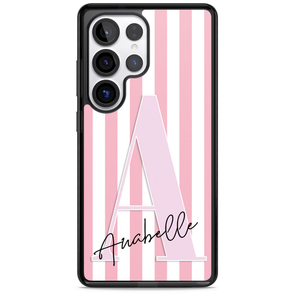 Personalised Soft Pink Stripes