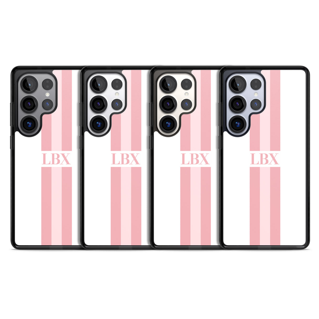 Personalised Minimal Pink Stripes