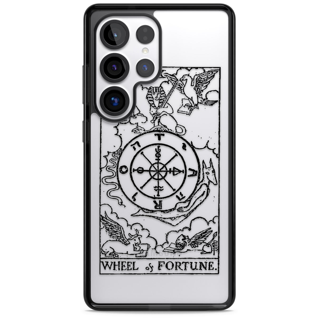 Personalised Wheel of Fortune Tarot Card - Transparent