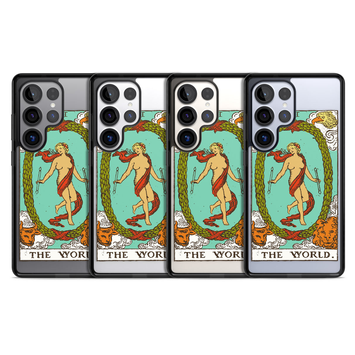 Personalised The World Tarot Card - Colour