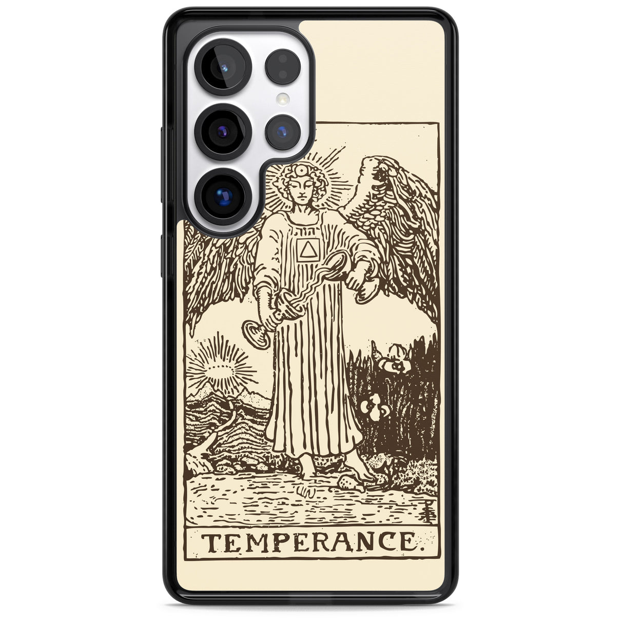 Personalised Temperance Tarot Card - Solid Cream