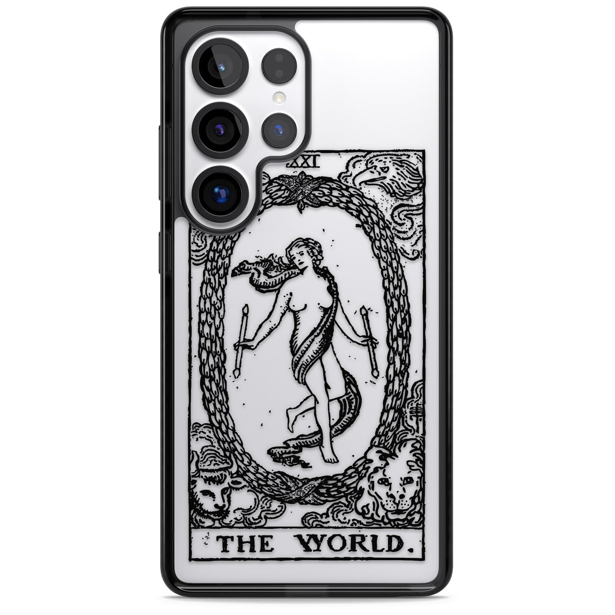 Personalised The World Tarot Card - Transparent